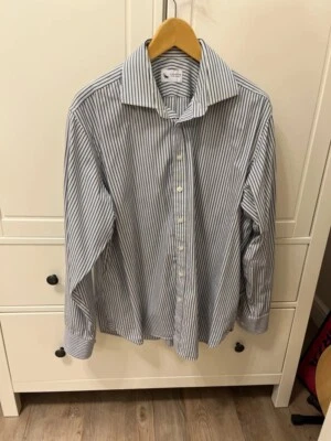 Men Boys Casual Formal BUSINESS OFFICE WORK LEISURE SHIRTS Long Sleeve 17" 43 cm - Image 1 of 4