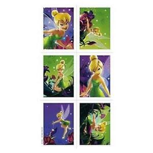 Disney Tinkerbell Stickers Party Favors Tinker Bell Birthday Supplies 4 Sheets