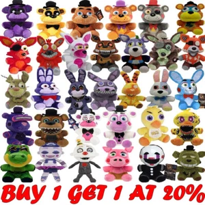 FNAF Five Nights at Freddy's Horror Game Bear Foxy Bonnie Plush Doll Kids Toys - Picture 1 of 62