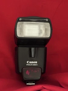 CANON SPEEDLITE 430EX II SHOE MOUNT FLASH for CANON EOS-INCLUDES Stand-Tested - Picture 1 of 3