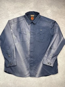 Patagonia Shirt Mens Large Hemp Organic Cotton Blend Workwear Utility Pockets - Picture 1 of 24