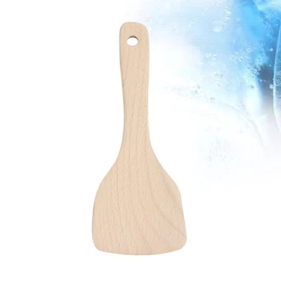 Wooden Rice Paddle Spoon Kitchen Non-Stick Rice Serving Spoon - Image 1 of 4