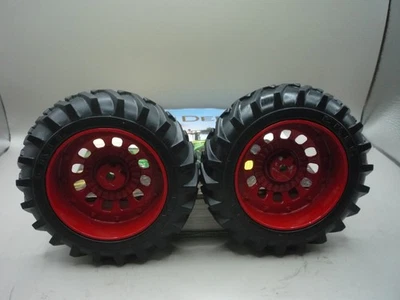 Parts Custom Replacement International Farmall 1468 V8 Rear MetalWheels1/16Ertl - Image 1 of 3