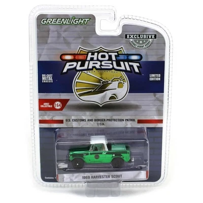 CROMO CHASE 1/64 1969 Harvester Scout, US Border Patrol, Hot Pursuit 43035-A - Immagine 1 di 3