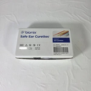 Bionix Safe Ear Curette Giallo 6333 50/Bx - Foto 1 di 4