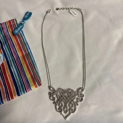 Collar Brighton Tamal Pavé Cristal Swarovski Plata Nuevo con Etiquetas Foto 1 de 4