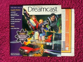Official Sega Dreamcast Magazine Demo Disc &ndash; Feb 2001 Vol. 11 &ndash; $30 &ndash; Firm
