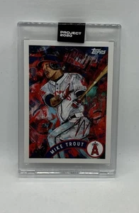 2020 Topps Project 2020 - 2011 Topps Update Mike Trout #35 Andrew Thiele /13200 - Picture 1 of 3