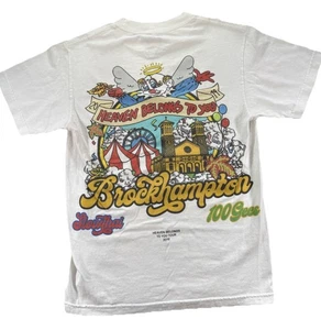 Camiseta Brockhampton Heaven Belongs to You 2019 Tour Hombre Pequeña Blanca Música Rap - Imagen 1 de 4
