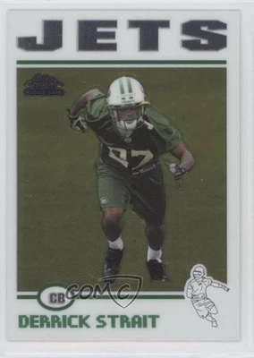 2004 Topps Chrome Derrick Strait #201 Rookie RC - Image 1 of 2