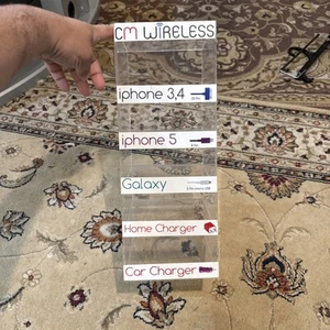 5 Shelf Cell Phone Accessories Case(no Chargers Included) Perfect 4 Any Business - Picture 1 of 7