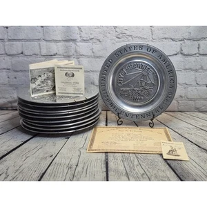 Commemorative Collection Pewter Plates by Wilton Armetale - Imagen 1 de 10