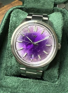 Welly Merck Purple Glacier Automatik Herrenuhr Saphirglas 39mm - Bild 1 von 5