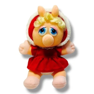 Miss Piggy Vintage Christmas Plush McDonald's Toy Jim Henson Muppet Babies 1987 - Picture 1 of 6