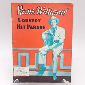 Libro de canciones de partituras de Hank Williams Country Hit Parade Acuff Rose años 50 - Imagen 1 de 4