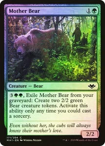 Mother Bear FOIL - 171/254 - Common - Modern Horizons MH1 MTG - Picture 1 of 1