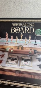 Large 23 inches Horse Racing Board Game with 11 Luxury Metal Horses, Foldable - Picture 1 of 13