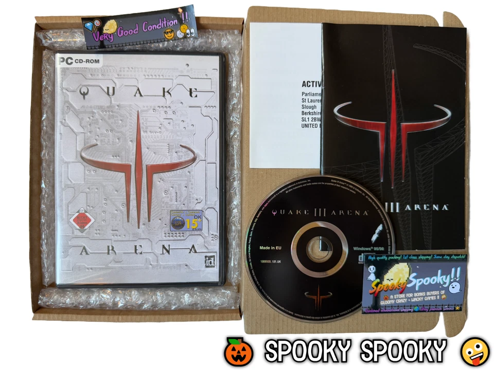 Quake III Arena PC CD - VGC CIB with Reg - High Quality Packing - Tracked - Image 1 of 4