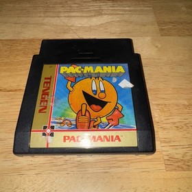 PAC-MANIA Black pacman Nintendo NES Video Game Cartridge Cleaned and Tested