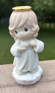 1996 JUNE Precious Moments Angel Figurine Enesco Corp - Picture 1 of 6