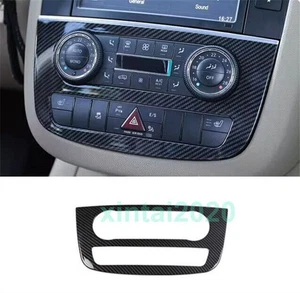 Carbon Fiber Steel Air Condition Panel Cover Trim For Benz R-Class W251 07-2018 - Picture 1 of 3