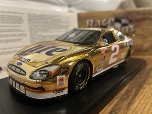 NASCAR Action 2000 Rusty Wallace #2 Miller Lite 1/24 GOLD Diecast Car - Picture 1 of 9