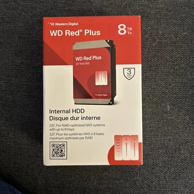 Western Digital WD Red Plus 8 TB 3.5" SATA III Internal Hard Disk Drive... - Image 1 of 3