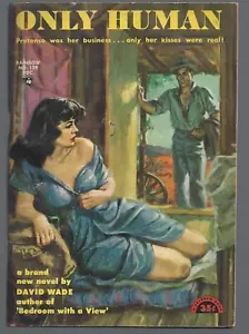  ONLY HUMAN by David Wade Rainbow Books #129 Pulp GGA 1953 First Norman Daniels - Picture 1 of 2