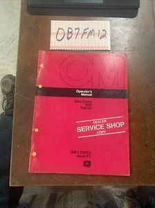 John Deere 830 Tractor Operator's Manual - OM-L29383 NOS - Picture 1 of 10