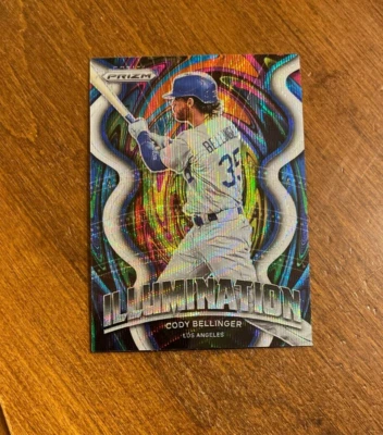 Cody Bellinger 2022 Prizm Illumination White Wave Prizm IL-3 Yankees Dodgers - Image 1 of 2
