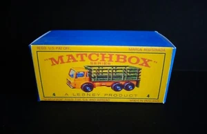 Matchbox Lesney No.4d Dodge Stake Truck Reproduction Box (Box only) - Picture 1 of 5