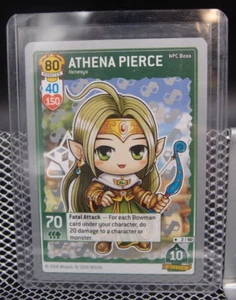 MapleStory iTCG Set 4: NPC Heroes ATHENA PIERCE #2/60 RARE Boss Card - Picture 1 of 4