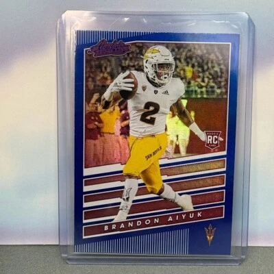 2020 Chronicles Absolute Draft Picks Brandon Aiyuk Blue RC #7 SF 49ers Rookie - Image 1 of 2