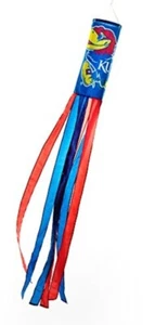Kansas Jayhawks Windsock 60" cámper barco jardín Kansas Jayhawks - Imagen 1 de 1