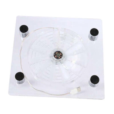 USB Laptop Cooling Pad Cooler Fan Mat Notebook Cooling Stand LED Light - Bild 1 von 4