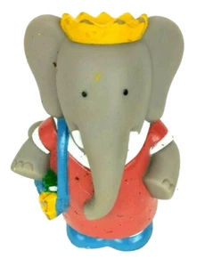 Marioneta de dedo Babar's World Queen Celeste 1990 L de Brunhoff Arby's coleccionable - Imagen 1 de 4