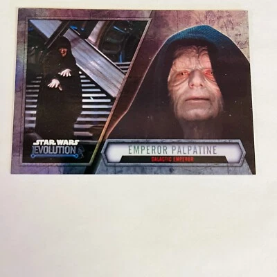 2016 Star Wars Evolution Base Card #50 Emperor Palpatine: Galactic Emperor - Image 1 of 2
