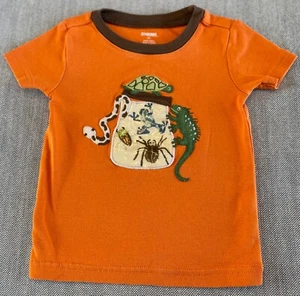 2008 GYMBOREE Bug Jar Turtle Frog Snake Spider Gymmies Pajama Sleep Top 2T 2 Yrs - Picture 1 of 4