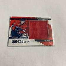 F80537  2013-14 ITG Heroes and Prospects Subway Series Jersey Frederik Gauthier