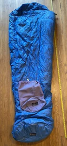 Vintage Snow Lion Goose Down Full Zip Sleeping Bag 75” X 28” 4 Pounds - Picture 1 of 21