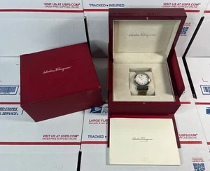 Salvatore Ferragamo Firenze Watch F71 40mm- * AS IS - Need Battery ? Please Read - Picture 1 of 14
