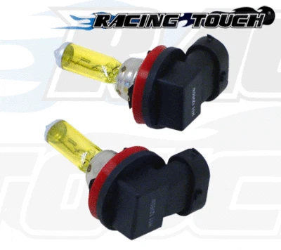 2Pcs H9 12V 100w Xenon Gas HID High Beam Light Bulbs Golden Yellow 3000K - Image 1 of 2