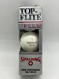 Vintage Spalding 492 Top Flite Plus #1 Golfbälle 3 Stück - Bild 1 von 6