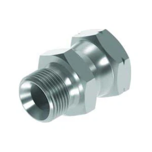 BSP Male x Metric 1.5mm Pitch Swivel Female 1/4" to 3/4" / M12 to M22 - Picture 1 of 2