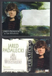 SUPERNATURAL SEASON 3 Inkworks 2008 UNSIGNED AUTOGRAPH CARD #A18 JARED PADALECKI - Picture 1 of 2