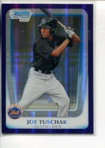 2011 Bowman Chrome Purple Refractor Joe Tuschak BDPP88 New York Mets - Picture 1 of 2