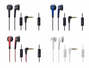 audio technica ATH-C505iS In-Ear Headphones Remote/Mic for Smartphone 4 Colors