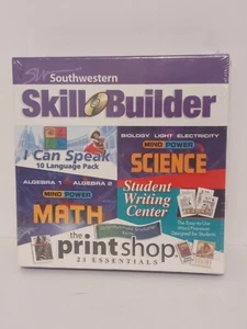 NEW Southwestern Skill Builder The Printshop NIB CD 21 Essentials Math, Writing. - Picture 1 of 3