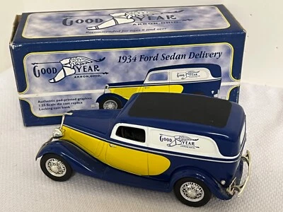 Vintage 1934 Ford Sedan Delivery DieCast Model Goodyear Bank       631 - Image 1 of 4