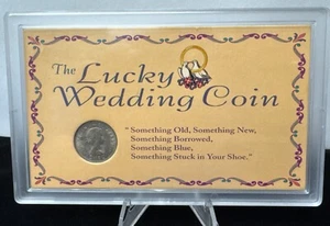 The Lucky Wedding Coin "Lucky English Six Pence" 1966 Regina Elizabeth Coin Mint - Picture 1 of 6
